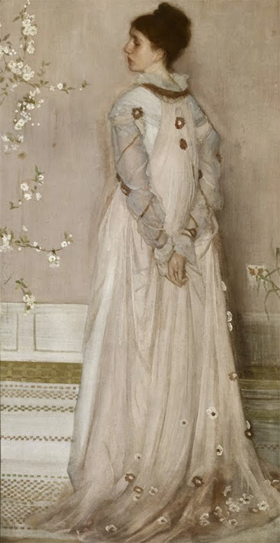 Symphony in Flesh Color and Pink Portrait of Mrs Frances Leyland James Whistler